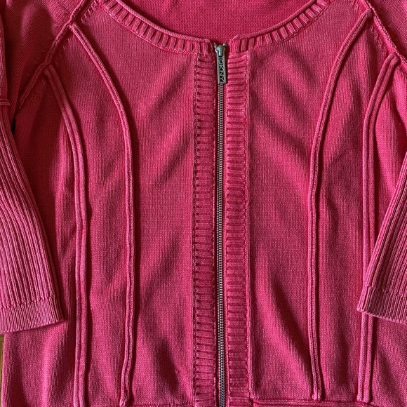 DKNY full zip sweater - Picture 3 of 4